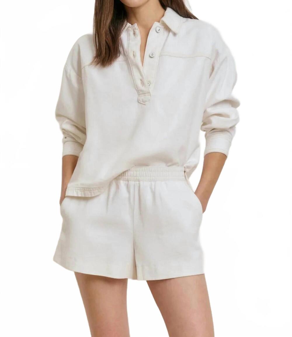 NEW FAVORITE DAUGHTER the malibu high rise denim short in fremont